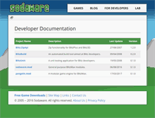 Tablet Screenshot of docs.sodaware.net